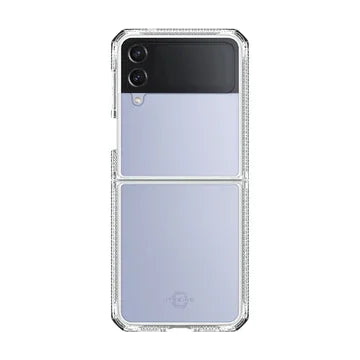Itskins Hybrid Clear Case For Samsung Galaxy Z FliP 4 - Transparent - Tashqila Itskins Hybrid Clear Case For Samsung Galaxy Z FliP 4 - Transparent - Tashqila